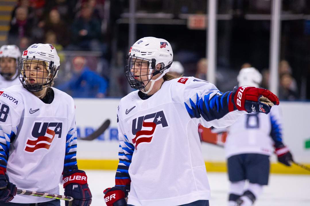 Canada vs USA Women's Hockey  Photo by Nathanael Laranjeiras ISN