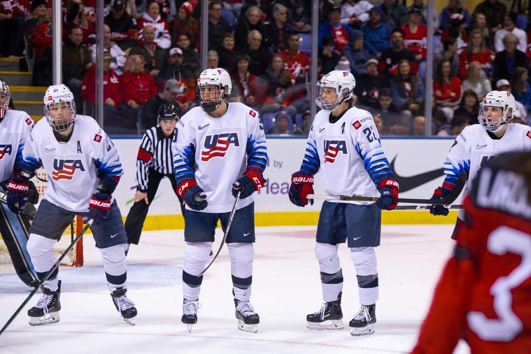Canada vs USA Women's Hockey  Photo by Nathanael Laranjeiras ISN