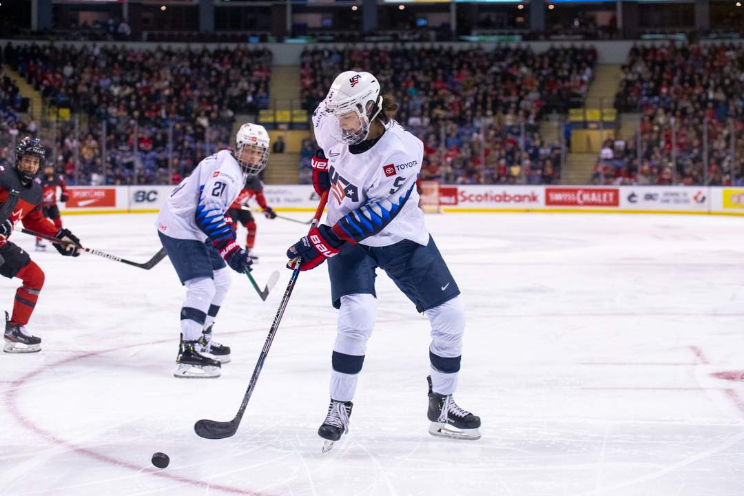 Canada vs USA Women's Hockey Photo by Nathanael Laranjeiras ISN