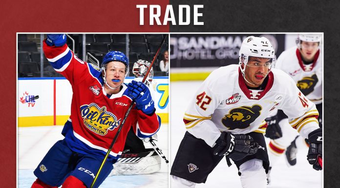 Vancouver Giants Trade Their Captain To Edmonton Oil Kings