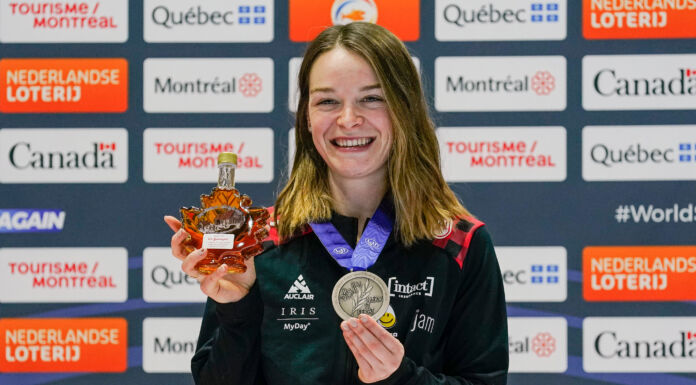 Kim Boutin and Pascal Dion win World Championship silver in Montreal
