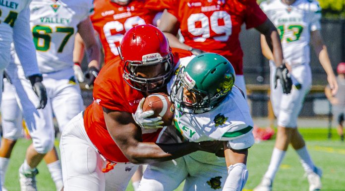 Rebels Roll Over Huskers In Week Two BC Football Conference Action