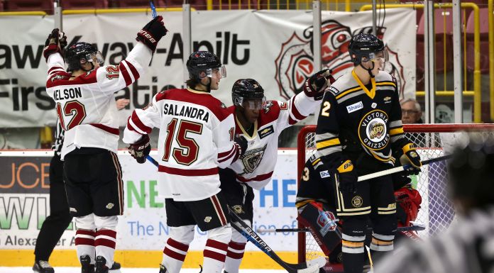 West Kelowna Warriors Top Victoria Grizzlies at the BCHL Showcase in Chilliwack