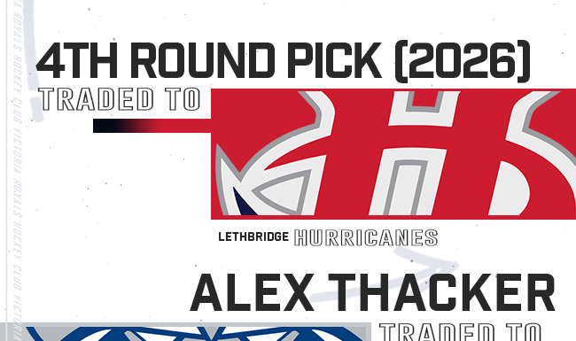 Royals acquire forward Alex Thacker from Lethbridge
