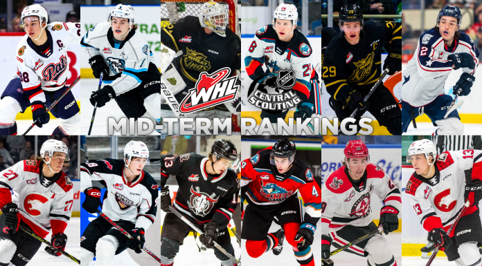 51 WHL PLAYERS NAMED TO NHL CENTRAL SCOUTING MID-TERM RANKINGS