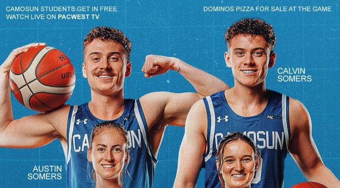 Camosun Chargers Basketball Teams Win Back-to-Back on Seniors Night