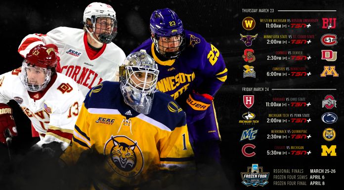 104 BCHL ALUMNI TO COMPETE IN NCAA NATIONAL TOURNAMENT