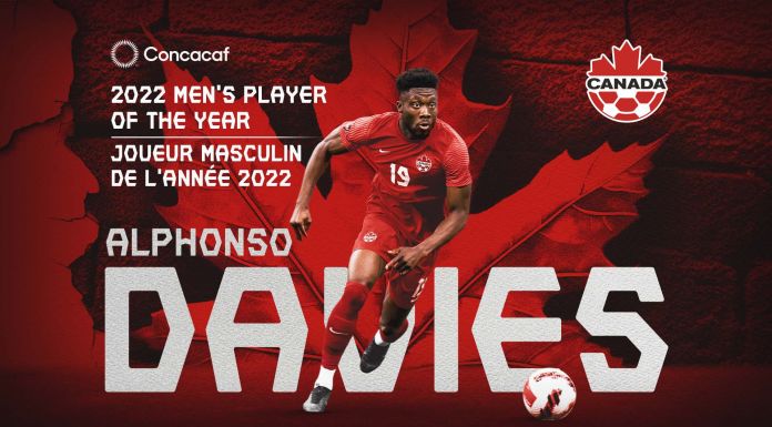 Alphonso Davies wins Concacaf Men’s Player of the Year Award