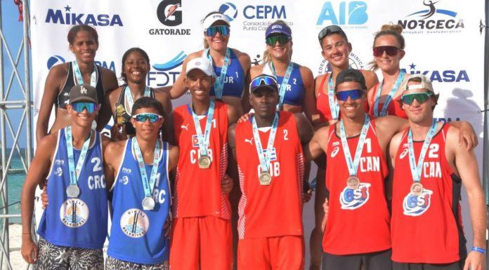 Canada Wins Two Bronze Medals at NORCECA U23 Beach Tournament