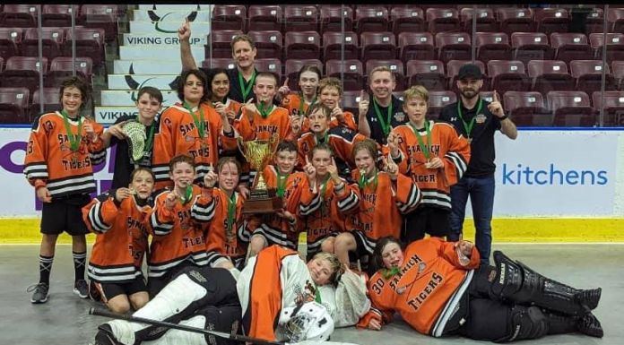 Saanich Lacrosse Association Celebrates U13 Teams’ Island Championship Victories