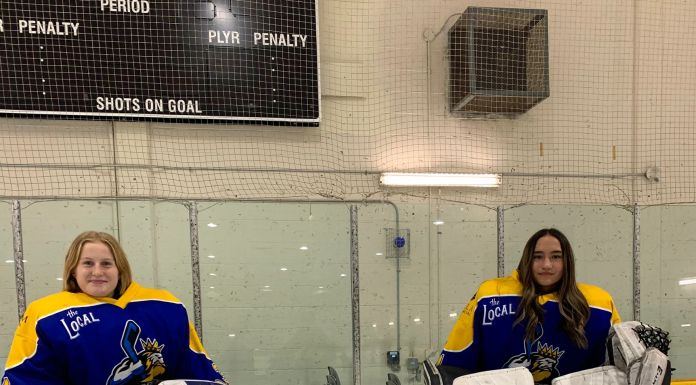 Unconventional Strength of Two Female Goalies in T1 Hockey