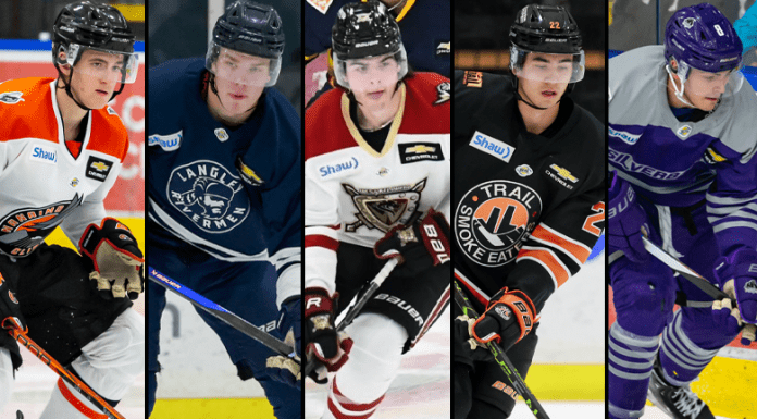 10 BCHL PLAYERS LISTED ON NHL CENTRAL SCOUTING MID-TERM RANKINGS
