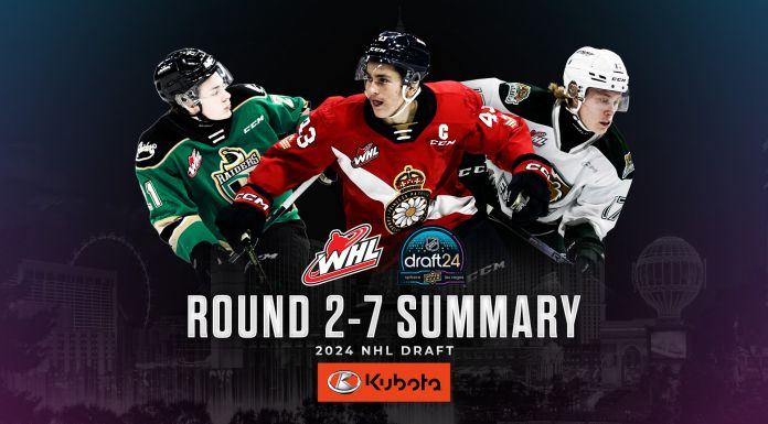 34 WHL PLAYERS SELECTED IN 2024 NHL DRAFT